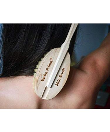 Yerba Prima Tampico Skin Brush - Exfoliate for Radiant Skin & Improved Circulation - Buy Online on SooperMarket.com