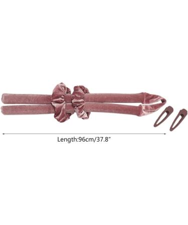 No Heat Curls Ribbon Hair Rollers Keeps Hair Undamaged Make You Unknowingly Beautiful Plush Heatless Curler Save For Tim Hair Curlers Rollers For Hair No Heat Black - Buy Online on SooperMarket.com