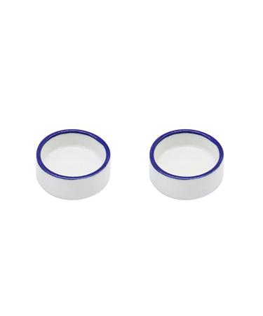Reptile Bowl Spider Water Dish Round Food Bowl Escape Proof Feeder for Small Medium Size Pet Tortoise Lizard escape proof bowls for reptiles
