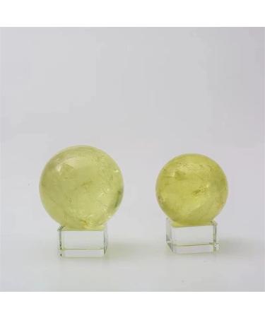 1pc 40mm-45mm Natural Crystal Clear Citrine Stones Sphere for Feng Shui Natural Decoration - Buy Online on SooperMarket.com