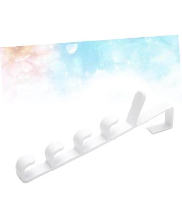 Hemoton 4 pcs Coat Over Hanger Holders Door Plastic Multifunctional Hanging Towel Portable White Hooks Hat 2pcsx2pcs Whitex2pcs - Buy Online on SooperMarket.com