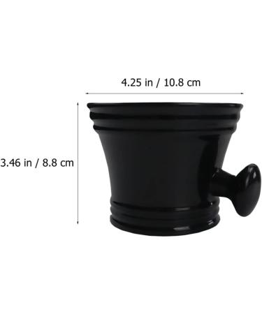Beavorty Ceramic Shaving Bowl with Handle - Large Capacity Pottery Shaving Soap Cup for Men - Buy Online on SooperMarket.com