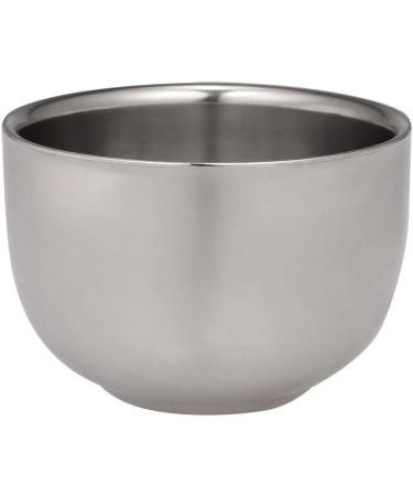Men's Durable Shaving Soap Bowl Shining Double Layer Heat Insulation Stainless Steel Smooth Shaving Mug Shave Soap Cup Practical and PopularDeft and Professional - Buy Online on SooperMarket.com