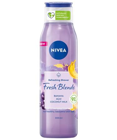 NIVEA Fresh Blends Banan and Acai Shower Gel 300ml