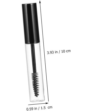 Mikinona 9 Set Empty Mascara Bottle Liquid Tube Bottle Mascara Bottles Empty Lip Balm Bottles Abs Transparent - Buy Online on SooperMarket.com