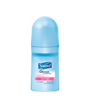 Suave Antiperspirant Deodorant Roll-On Powder 2.7oz (Pack of 2) - Long Lasting 24 Hour Protection - Buy Online on SooperMarket.com