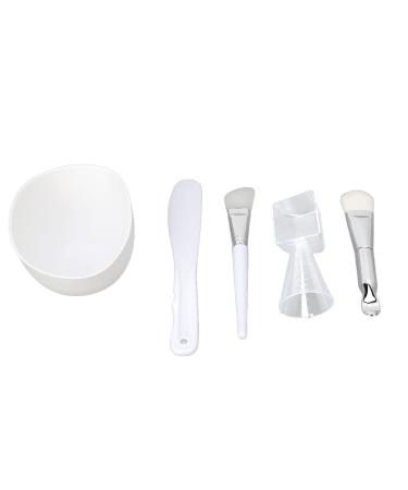 JUOPZKENN Facial Mask Tool Silicone Face Mask Mixing Tool Kit with Bowl Brush Measuring Cup for Making Mask