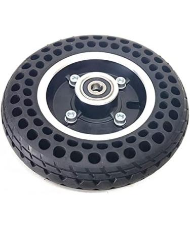 Wheelchair Front Wheel 7X1 3/4 Wheelchairer Wheels Electric Wheelchair Wheel Replacement Parts Front Wheelchair Wheel Honeycomb Solid Tire Black Aluminum Alloy Hub Set of 2/8Mm - Buy Online on SooperMarket.com