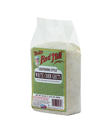 Bob's Red Mill White Corn Grits / Polenta 24 Oz - Pack of 4 | Premium Quality Corn Grits - Buy Online on SooperMarket.com