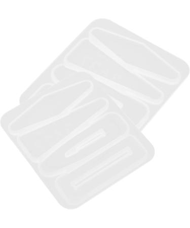STOBOK 10 Pcs Hairpin Silicone Mold Resin Tray Molds Keychain Resin Mold Crystal Template Girl - Buy Online on SooperMarket.com
