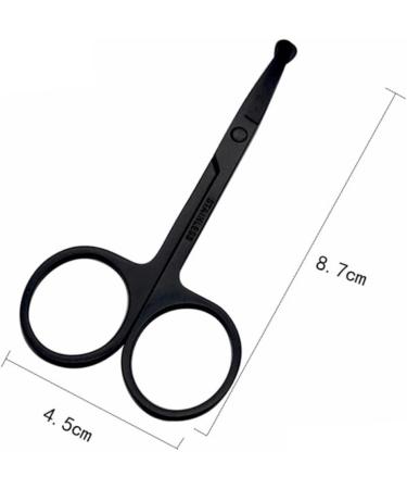 Balacoo Stainless Steel Nose Hair Clippers & Eyebrow Trimmer for Men - 1pc Vibrissa Scissors - Buy Online on SooperMarket.com