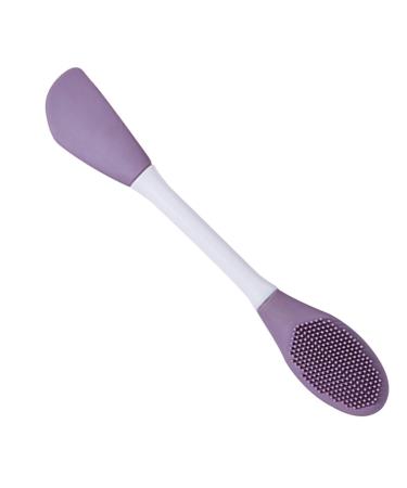 minkissy Facial Scrubber Double-headed Silicone Brush Cleansing and Applying Mud Beauty Salon Special Brush Smear Tool Tools Silicone Wash Scrubber Cleaning Scrubber Silica Gel The