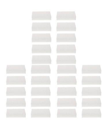 Cabilock 30 Pcs High Density Sponge Block Pot Scrubber Sponges Car Cleaning Scrubber Window Cleaner Scrubbing Sponges Double- Sided Sponge Dish Pan Car Tools Eraser White Melamine Tableware 10X6X2CMx3pcs Whitex3pcs