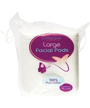 Large Facial Pads - 80 in total (2 x 40pk) - Buy Online on SooperMarket.com