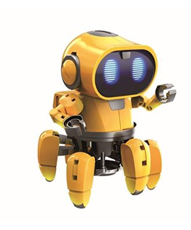 CIC21-893 Tobbie Interactive Robot | AI Capable | Infrared Sensor | Follow Me & Explore Play Modes | Develops Emotions | Gestures & Sound Effects - Buy Online on SooperMarket.com