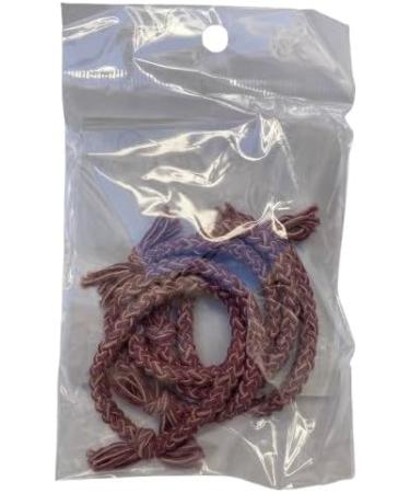 Braided Hair Scrunchies Pink with 2 Beautiful Colours for Everyday Use 5 Pieces Hair Scrunchies Set - Buy Online on SooperMarket.com