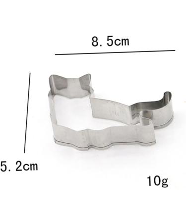 MAGICLULU 5 Pcs Cake Mold Baking Mold Stainless Steel Mold Fondant Mold Baking Tools Fudge medium Silver - Buy Online on SooperMarket.com