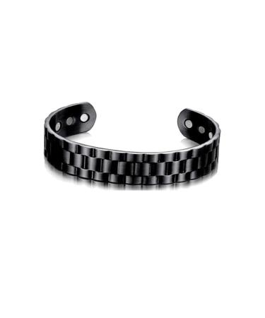 Magnetic Copper Prostate Band Prostate Wristband Magnetic Copper Prostate Bracelet Improves Blood Circulation Black