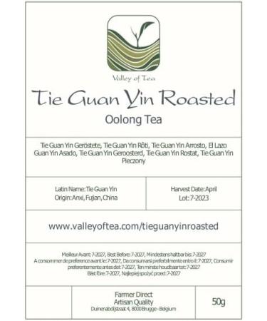 Premium Tie Guan Yin Oolong Tea 50g - Roasted Iron Goddess of Mercy from China - Buy Online on SooperMarket.com