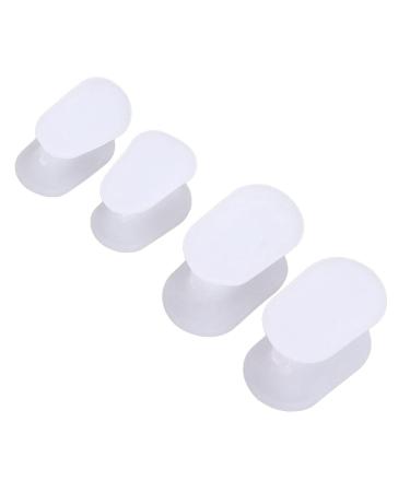 Anggrek Gel Toe Separators - 8 Pairs Silicone Toe Separators for Pain Relief and Hallux Valgus Corrector - Reduce Friction Between Toes - Sizes Small to Large - Buy Online on SooperMarket.com