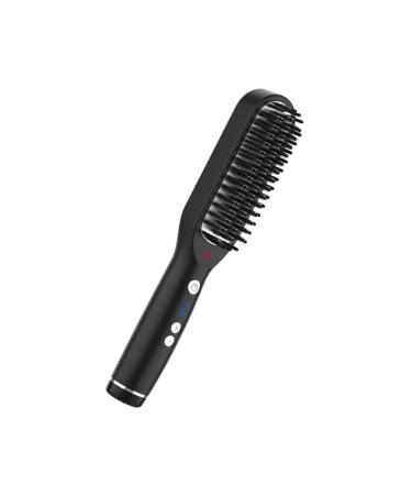 Balacoo Straightening Comb Heated Comb Combs Hair Straightener Heating Hair Straightening Brush Hair Mustache Straightening Brush Hair Straightening Irons Fiber Miss Temperature Control