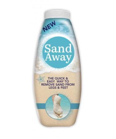 226g Sand Away Beach Powder - Sand Removing Powder for Legs and Feet - Perfect for Beach Skin Care and Travel
