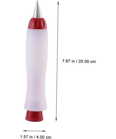 3pcs Silicone Baking Tool Icing Pen Cookie Baking Tools Food Decor Frosting Pen Baking Icing Tips Chocolate Decoding Pen Cake Decor Pen Cake Pen Cream Silica Gel Tasty Pastry Bags Assorted Colorx3pcs 20X4cmx3pcs - Buy Online on SooperMarket.com