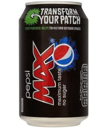 Pepsi.Max 24-Pack | Zero Sugar Cola with Maximum Flavor| Sugar-Free Carbonated Soft Drink | Refreshing Pepsi Taste - Buy Online on SooperMarket.com