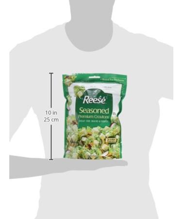 Reese Seasoned Croutons 6 oz (Pack of 12) - Premium Quality Crunchy Salad Toppers - Buy Online on SooperMarket.com