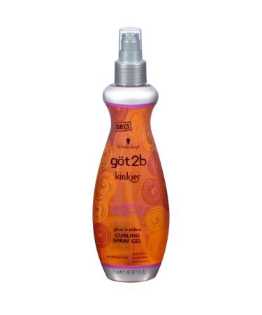 got2b Kinkier Double Curling Power Amplify Curling Spray Gel 9 oz