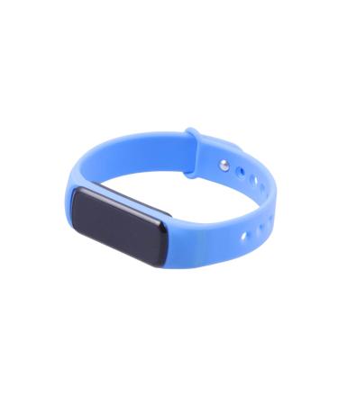 BESPORNBLE bracelet for children Intelligent bracelet Digital watches for children safety arm bands silicone bracelets for children Tracker watch for children young waterproof tracking device fitness 23*2cm blue