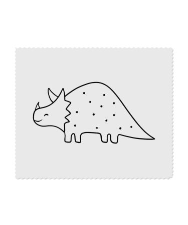 2 x 'Happy Dinosaur' microfiber lens/glasses cleaning cloths (LC00024092)