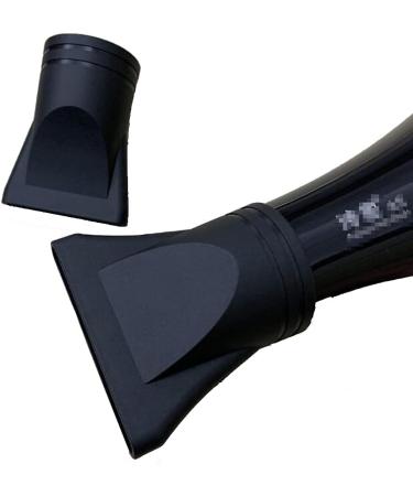 2 PCS/Set Professional Salon Hair Dryer Nozzle Replacement - Black Narrow Concentrator Blow Dryer Attachment - Fits Outer Dia 4.2-4.6cm - Buy Online on SooperMarket.com