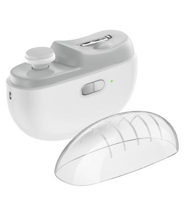 Desikixudy Automatic Nail Clipper with Light & 2 Speeds Fingernail Cutter and Polisher Nail Scraps Storage Rechargeable