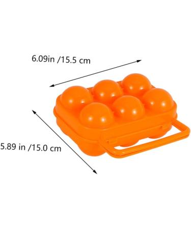 Hemoton 2pcs Outdoor Egg Carton Fridge Food Tray Outdoor Egg Container Egg Organizers Devil Travel Water Bag - Buy Online on SooperMarket.com