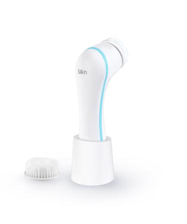 Silk'n Pure Brush Heads Facial Massage - Gentle Cleansing and Massage for All Skin Types - White - 2 Pieces SCPB1PE1001
