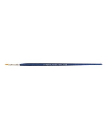 Escoda Chronos Series 3156 Artist Watercolor & Acrylic Paint Brush, Synthetic Toray Fiber & Red Sable Blend, Filbert, Size 6 Size 6 Filbert