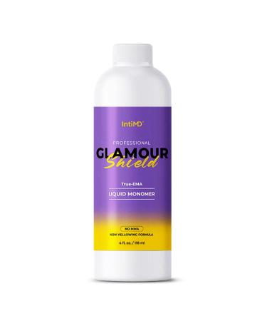 Professional TRUE-EMA Liquid Monomer 4 oz, Advanced GlamourShield Acrylic Formula, no MMA, Non-Yellowing, Strongest Adhesion, Acrylic Nail Art Extension Carving Monómero Acrílico Monomère Acrylique