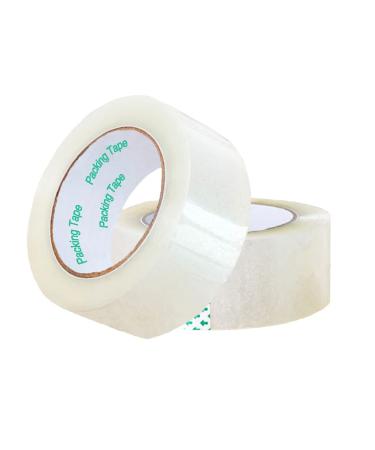 BAIYEUSO Packaging Tape Clear Packing Tape 2 Rolls Heavy Duty Packing Tape for Moving Boxes Shipping Office 1.88 Inch x 60 Yards Total 120 Yards