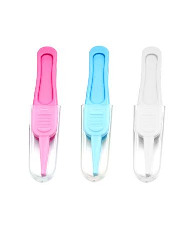 3 Pack Baby Nose Tweezers Baby Safety Tweezers Nose Cleaning Tweezers Gentle and Safe