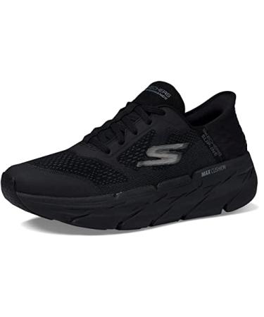 Skechers Men's Max Cushioning Slip-ins-Athletic Workout Running Walking Shoes with Memory Foam Sneaker 10.5 Black