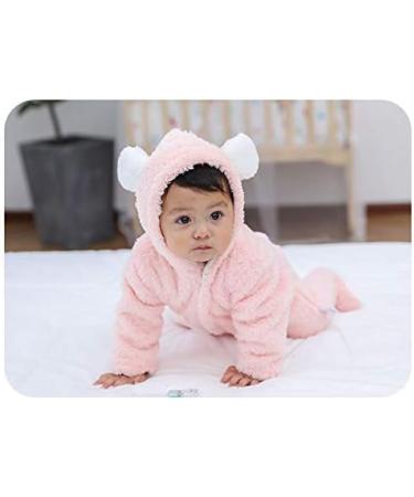 Ceguimos Newborn Baby Hooded Snowsuit - Pink, 9-12 Months - Buy Online on SooperMarket.com