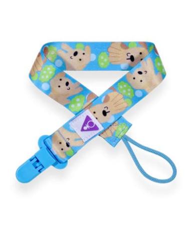 Pacifier Addict - Adult Pacifier Clip/Lanyard - Playful Puppies