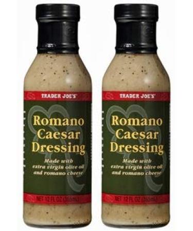 Trader Joe's Romano Caesar Dressing NET 12 FL OZ (355ml) - 2-PACK