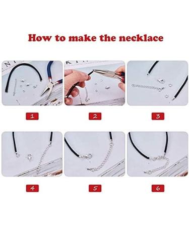 Pandahall 50pcs 304 Stainless Steel Fold Over Crimp Cord Ends for Jewelry Making 8x4mm - Buy Online on SooperMarket.com
