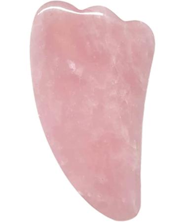 Home Decoration Gua Sha Scraper Board - Rose Quartz Face Massager & Jade Roller Set | Natural Stone Facial Tool for Glowing Skin - Buy Online on SooperMarket.com