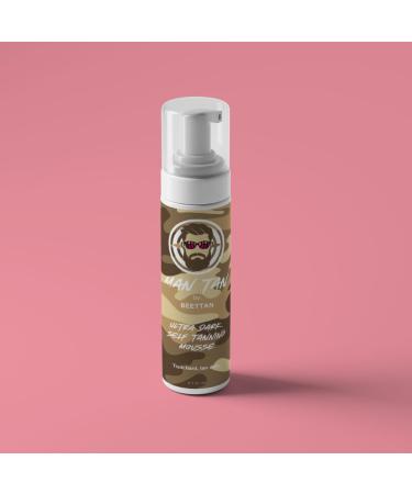 MAN TAN SELF TANNING MOUSSE (ULTRA DARK) with mitt