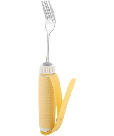 EVTSCAN Adaptive Utensils Disabled Patient Arthritis Elderly Kitchen Utensil Fork Or Spoon Removable Flexible Rotating Eating Tablewares (Fork) - Buy Online on SooperMarket.com