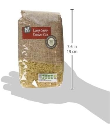 Morrisons Easy Cook Brown Long Grain Rice 1kg - Pack of 1 - Buy Online on SooperMarket.com