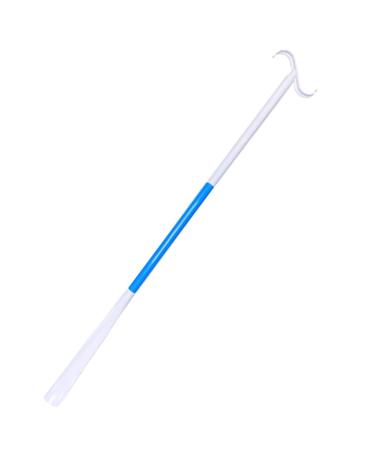 Mag Ideal Tag aid sock remover extra long 87.9 cm helper for shoes socks dressing aid shoe venue for shoes pants socks back problems blue and white